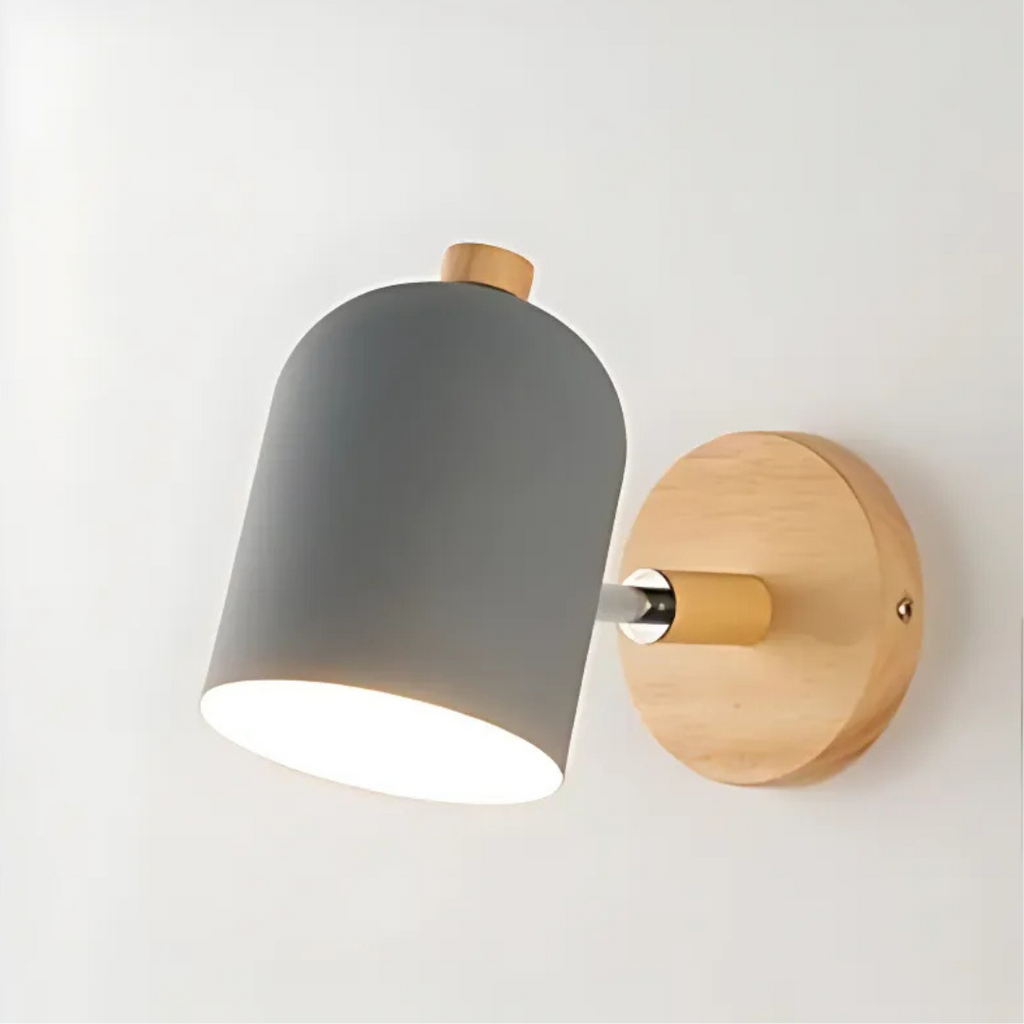 Drelis - Scandinavian Wooden Wall Lamp