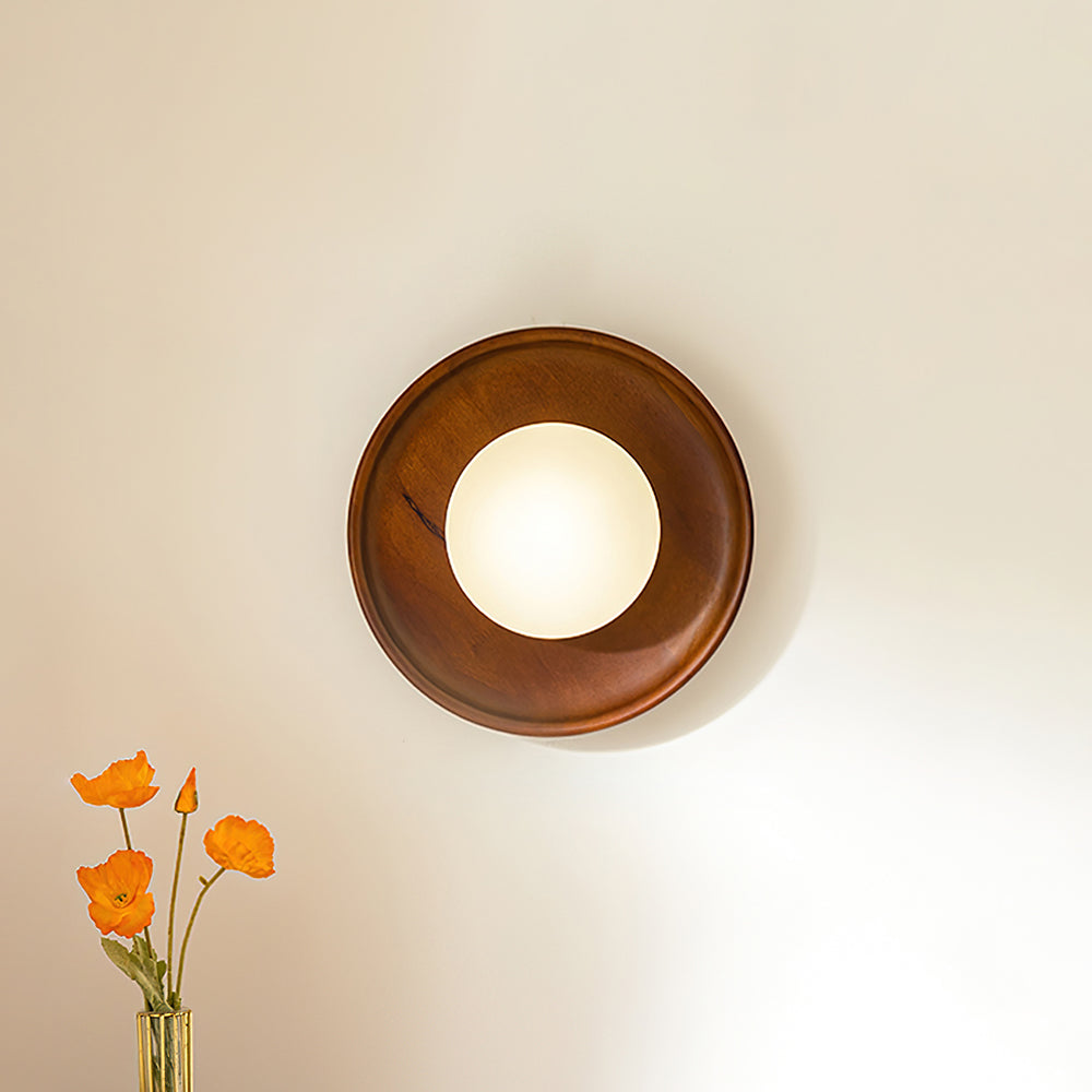 Novin Wooden Wall Lamp