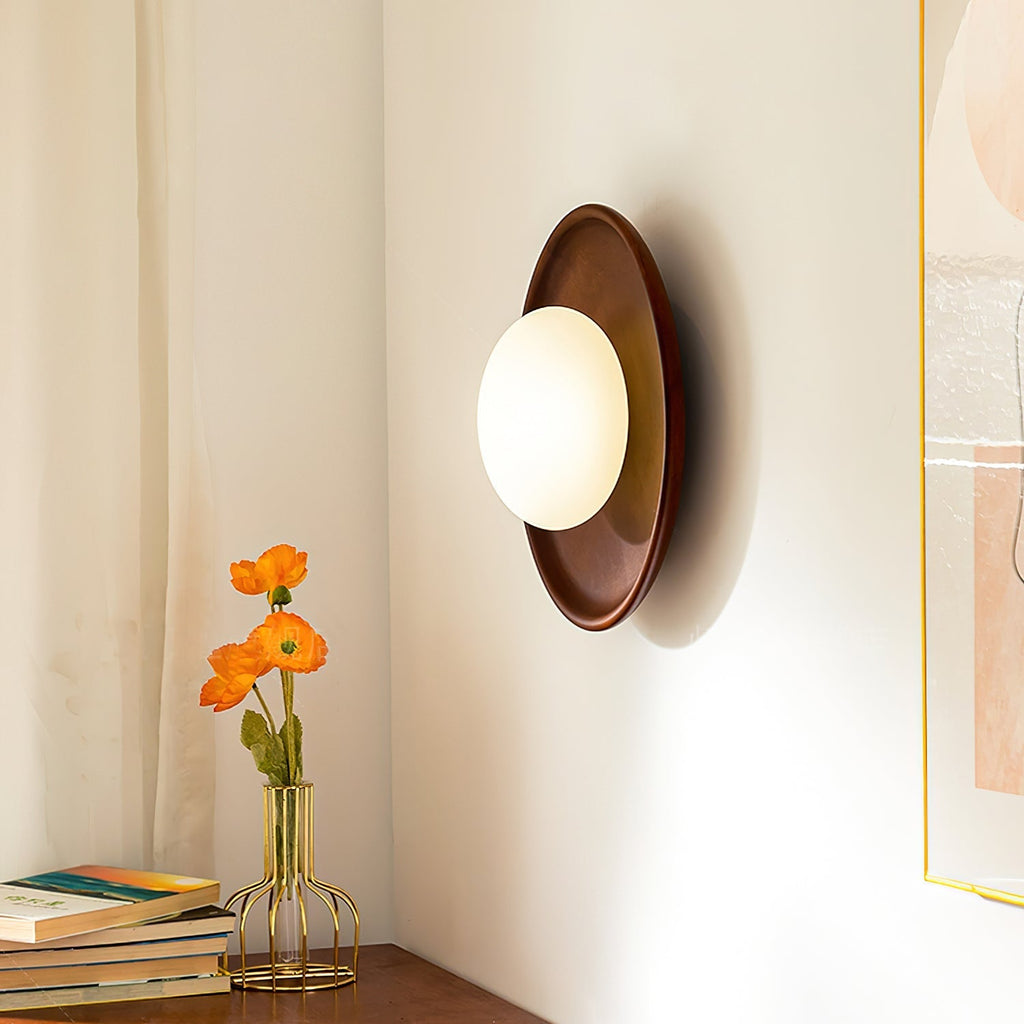 Novin Wooden Wall Lamp