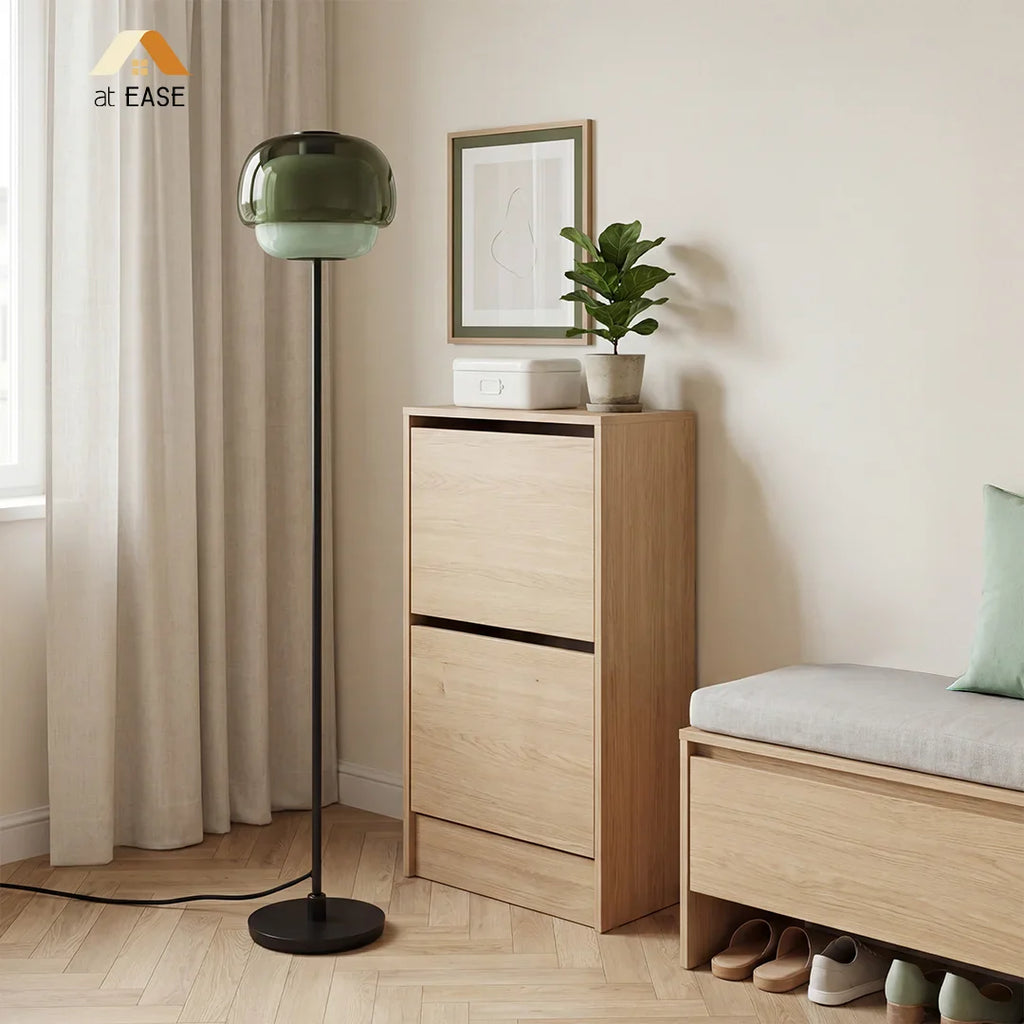 Ellis Modern Colorful Glass Floor Lamp