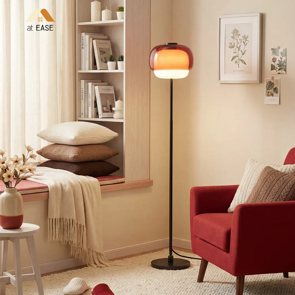Ellis Modern Colorful Glass Floor Lamp