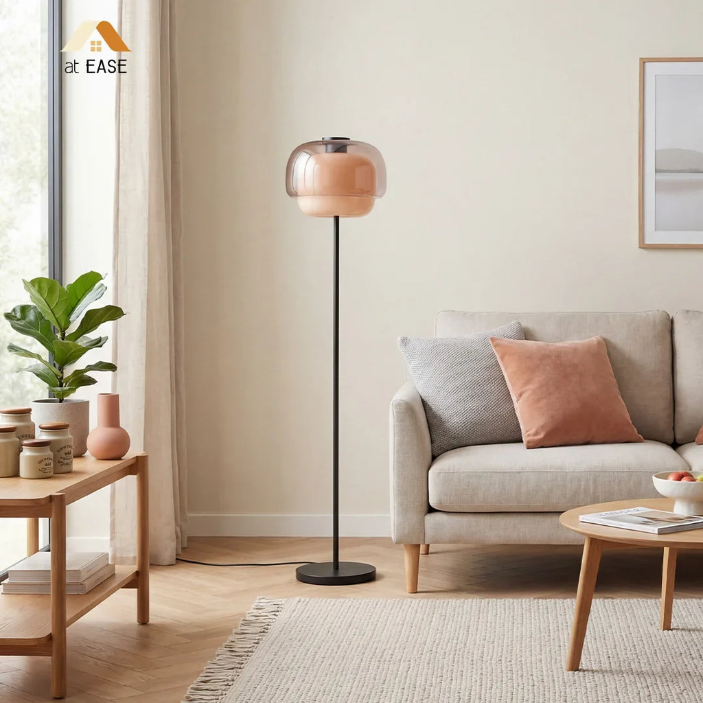Ellis Modern Colorful Glass Floor Lamp