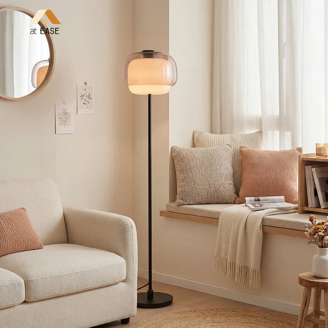 Ellis Modern Colorful Glass Floor Lamp