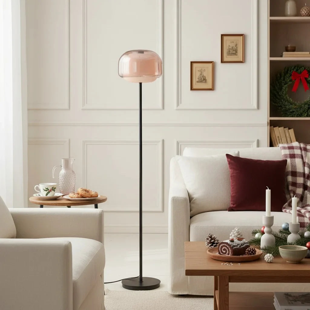 Ellis Modern Colorful Glass Floor Lamp