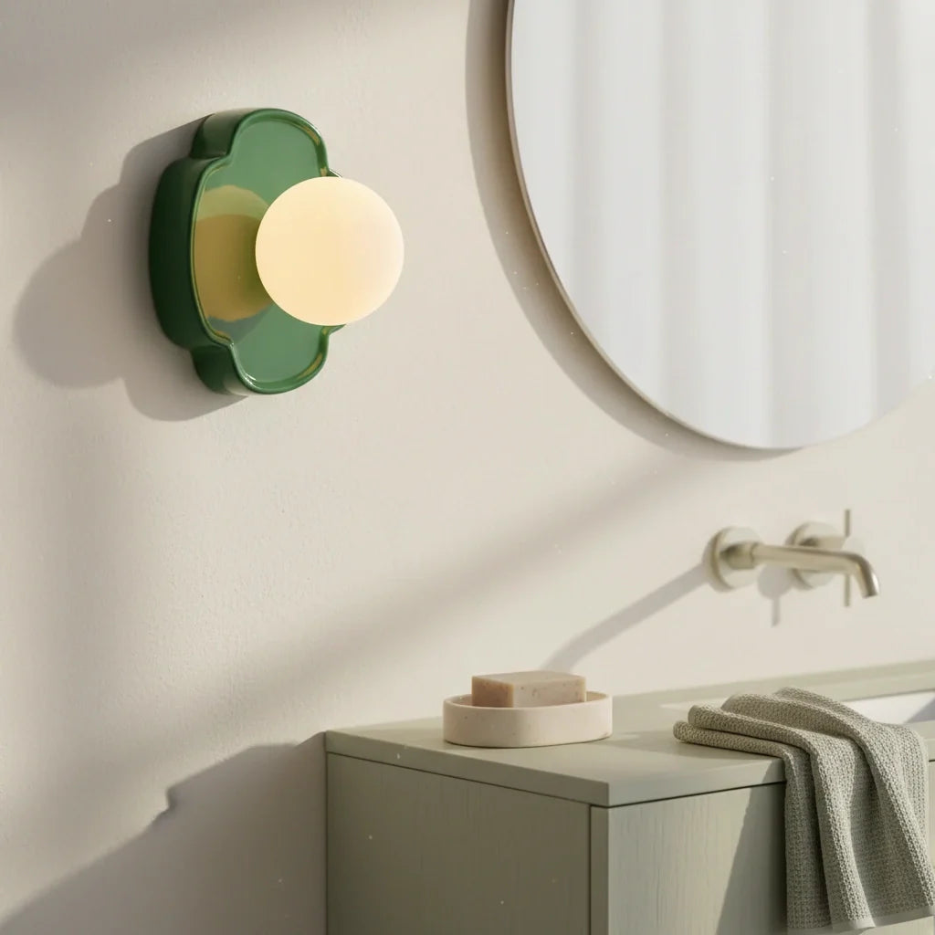 Elowen Modern Resin Orb Wall Lamp