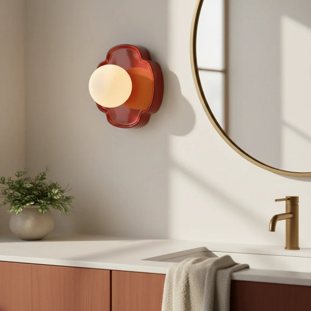 Elowen Modern Resin Orb Wall Lamp