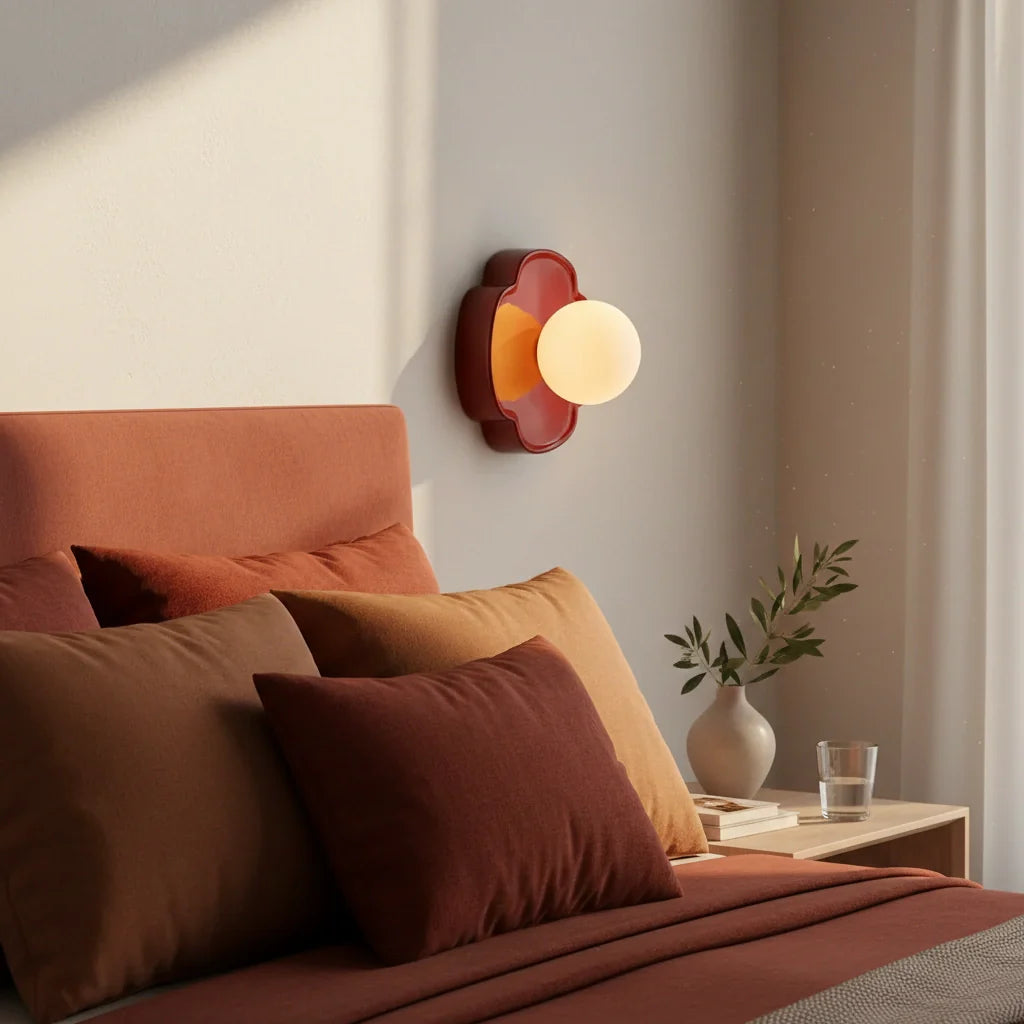 Elowen Modern Resin Orb Wall Lamp