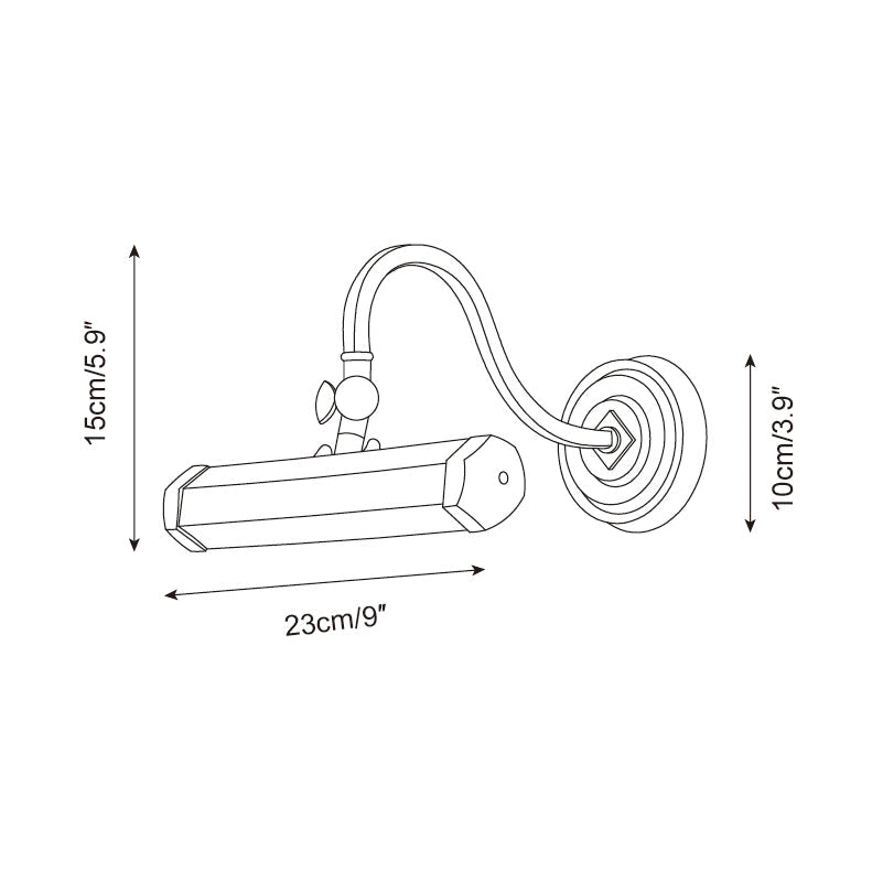 Elowen Geometric Wall Sconce for Frame