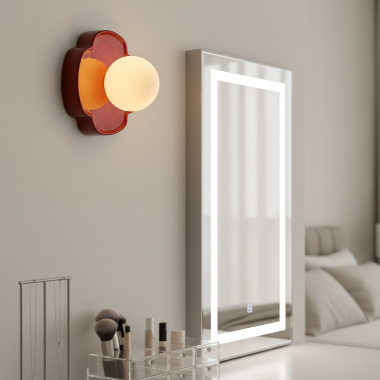 Elowen Modern Resin Orb Wall Lamp