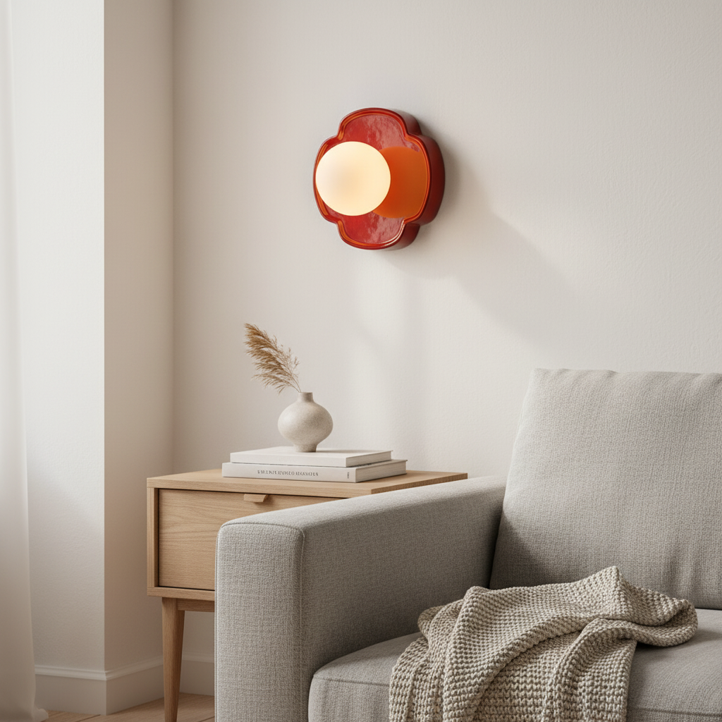 Elowen Modern Resin Orb Wall Lamp