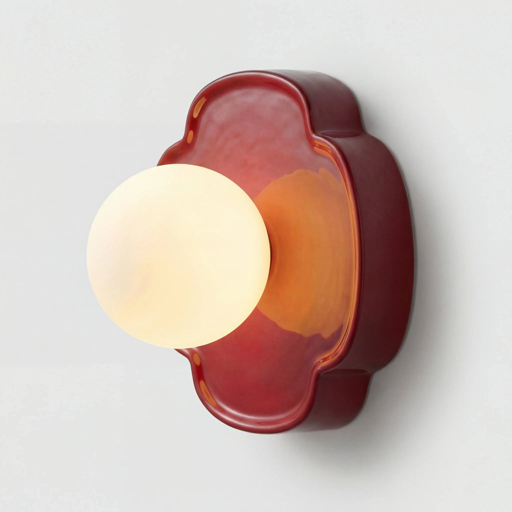 Elowen Modern Resin Orb Wall Lamp