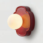 Elowen Modern Resin Orb Wall Lamp