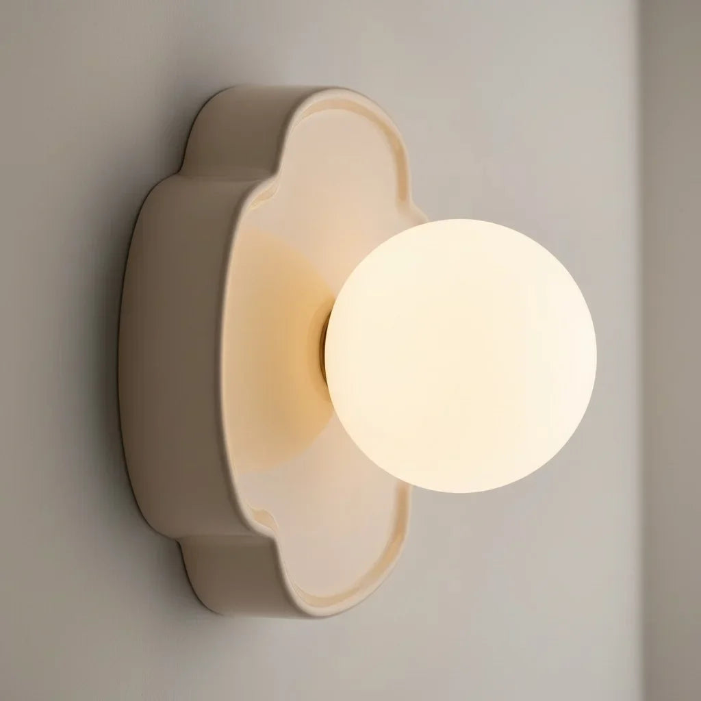 Elowen Modern Resin Orb Wall Lamp