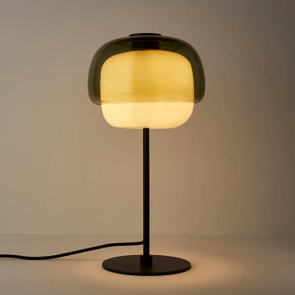 Elvrynor Nordic Colorful Glass Table Lamp