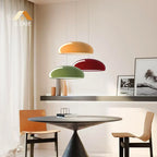 Elyndraea Nordic Bauhaus Metal Bowl Pendant Light
