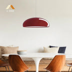 Elyndraea Nordic Bauhaus Metal Bowl Pendant Light