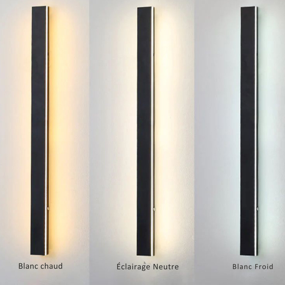 Elune Outdoor LED Wall Sconce Waterproof Minimalist Metal