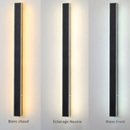 Elune Outdoor LED Wall Sconce Waterproof Minimalist Metal