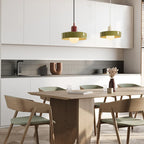 Finan Morandi Glass Disc Orb Pendant Lamp