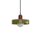 Finan Morandi Glass Disc Orb Pendant Lamp