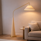 Caelum - Modern Minimalist Walnut Fishing Floor Lamp