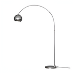 Alvise - Modern Nordic Chrome LED Floor Lamp