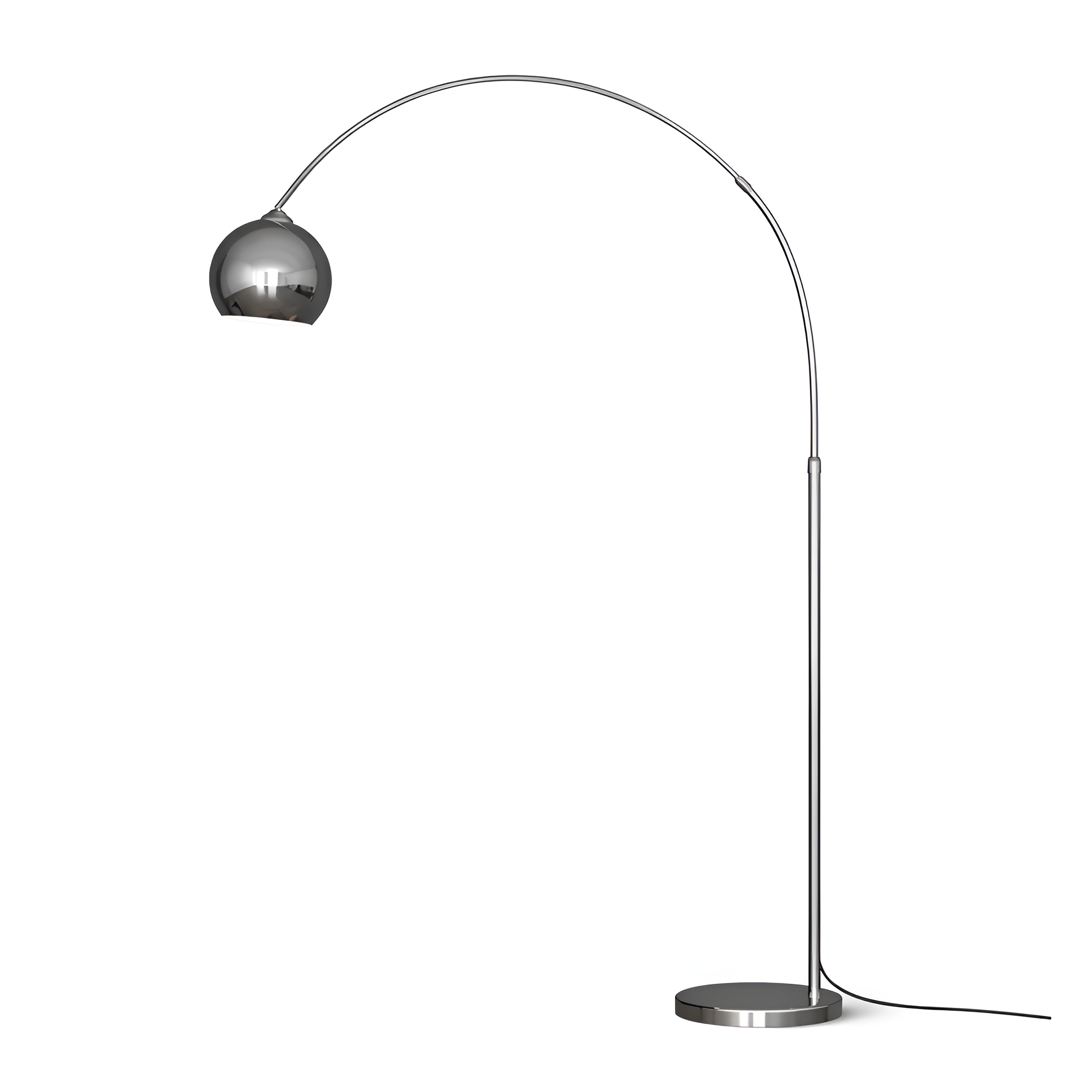 Alvise - Modern Nordic Chrome LED Floor Lamp