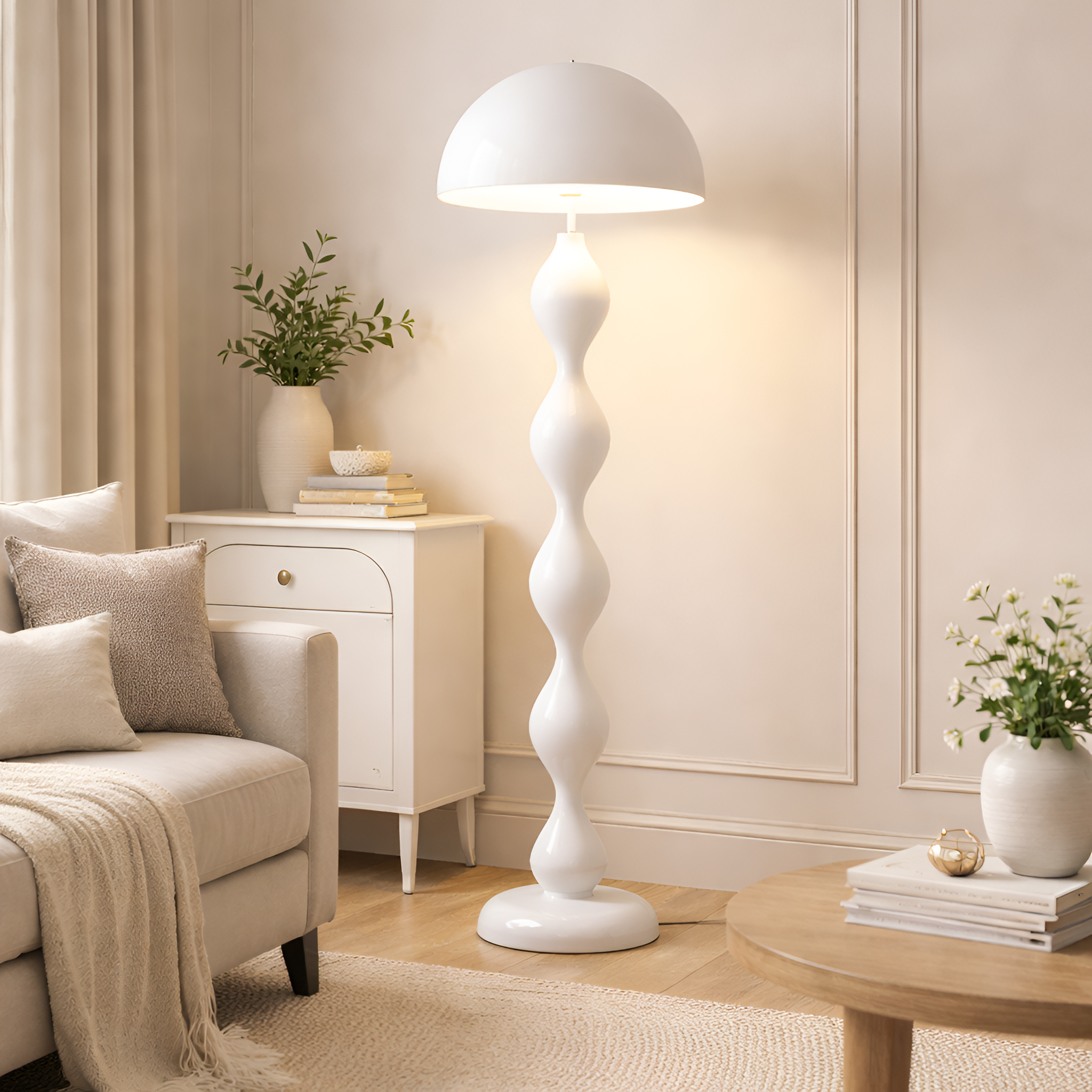 Enea - Modern Creative Mushroom LED Floor Lamp