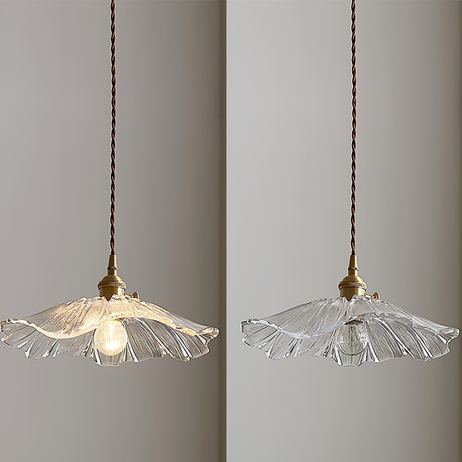 Calia Flower Glass Ceiling/Pendant Light