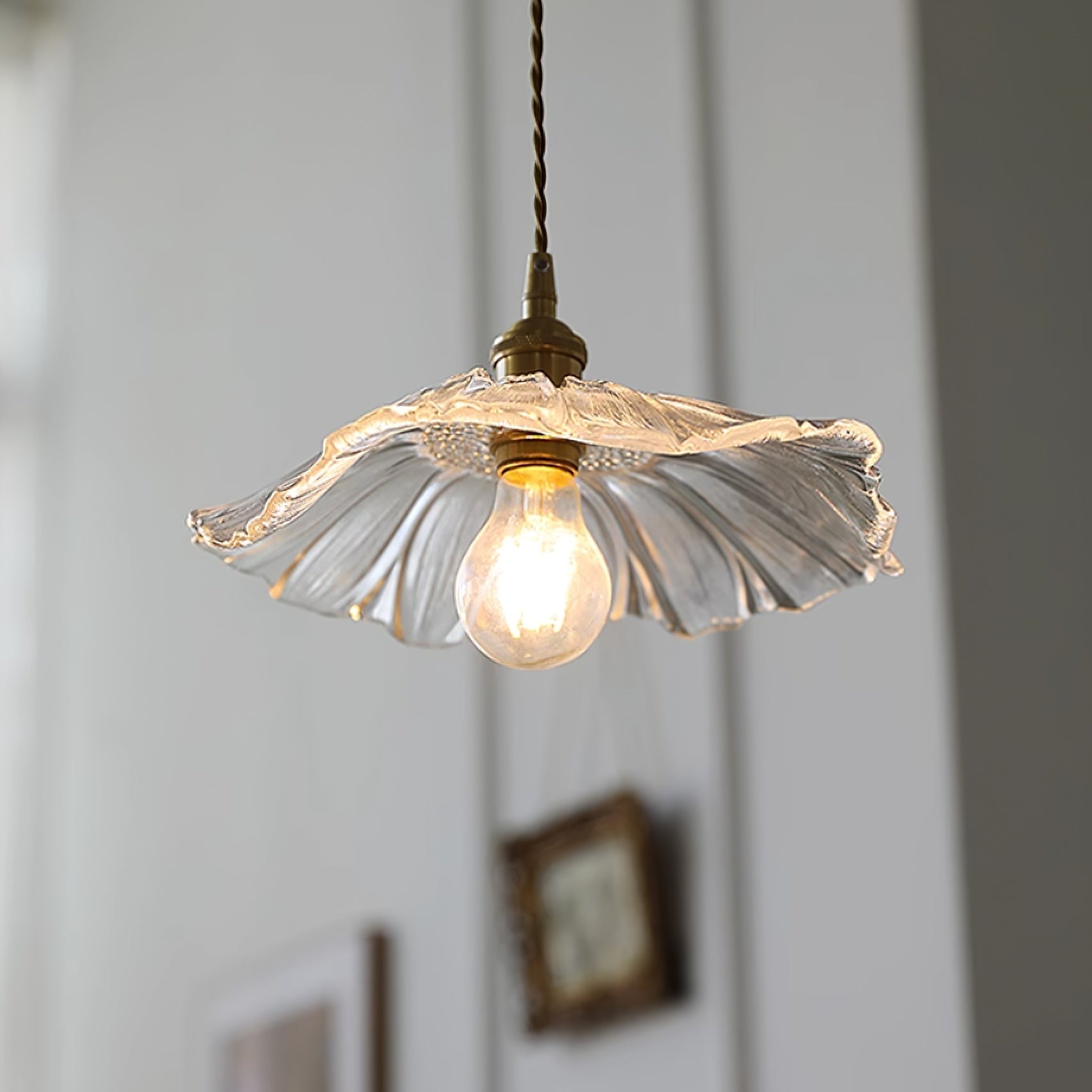 Calia Flower Glass Ceiling/Pendant Light