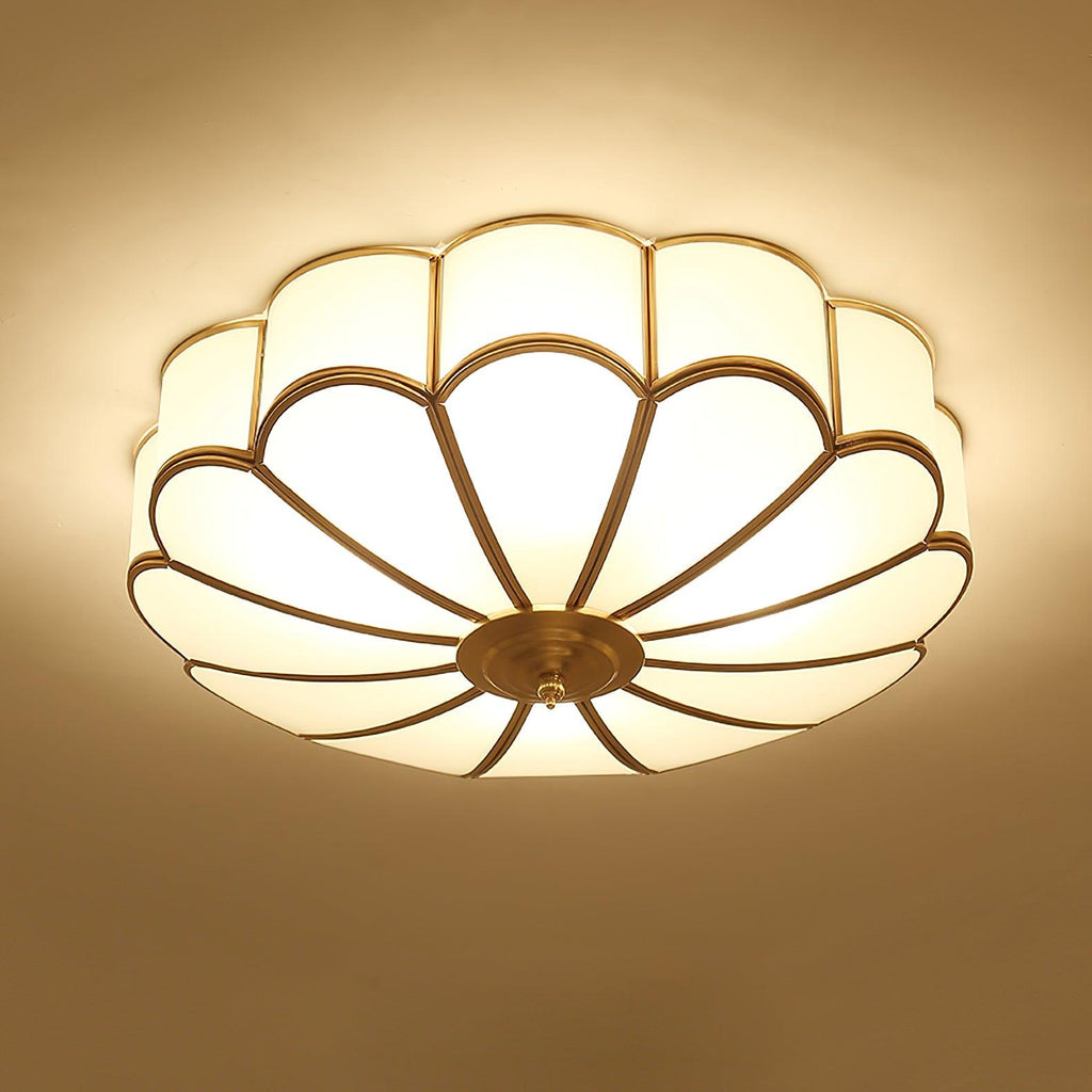 Ulira Floral Glass Ceiling Light