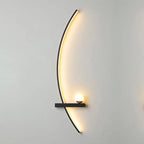Forseti Minimalist Arc Linear LED Wall Light