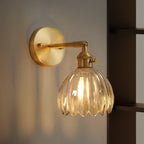 Freya Lotus Glass Wall Light