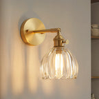 Freya Lotus Glass Wall Light