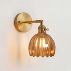 Freya Lotus Glass Wall Light