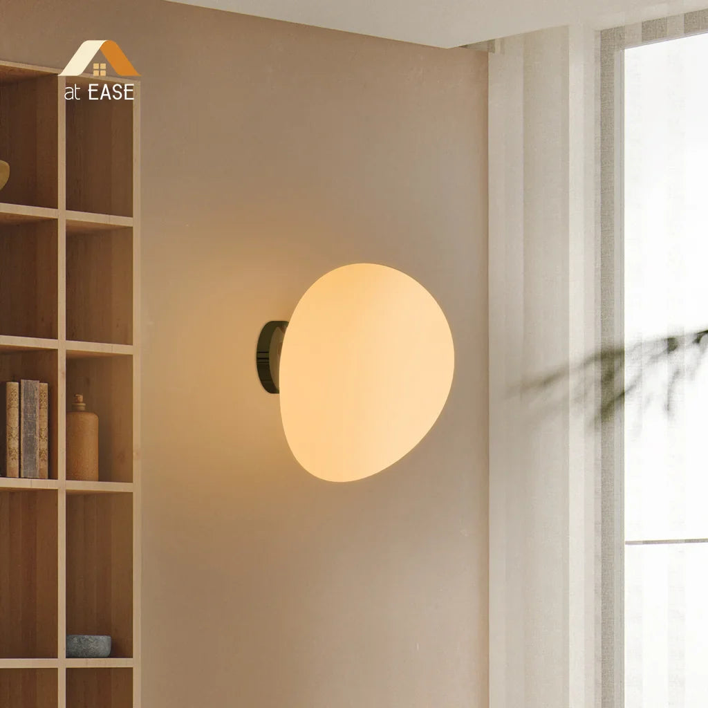 Cinda Gregg Minimalist Pebble Wall/Ceiling Lamp