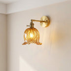Flower Glass Wall Light