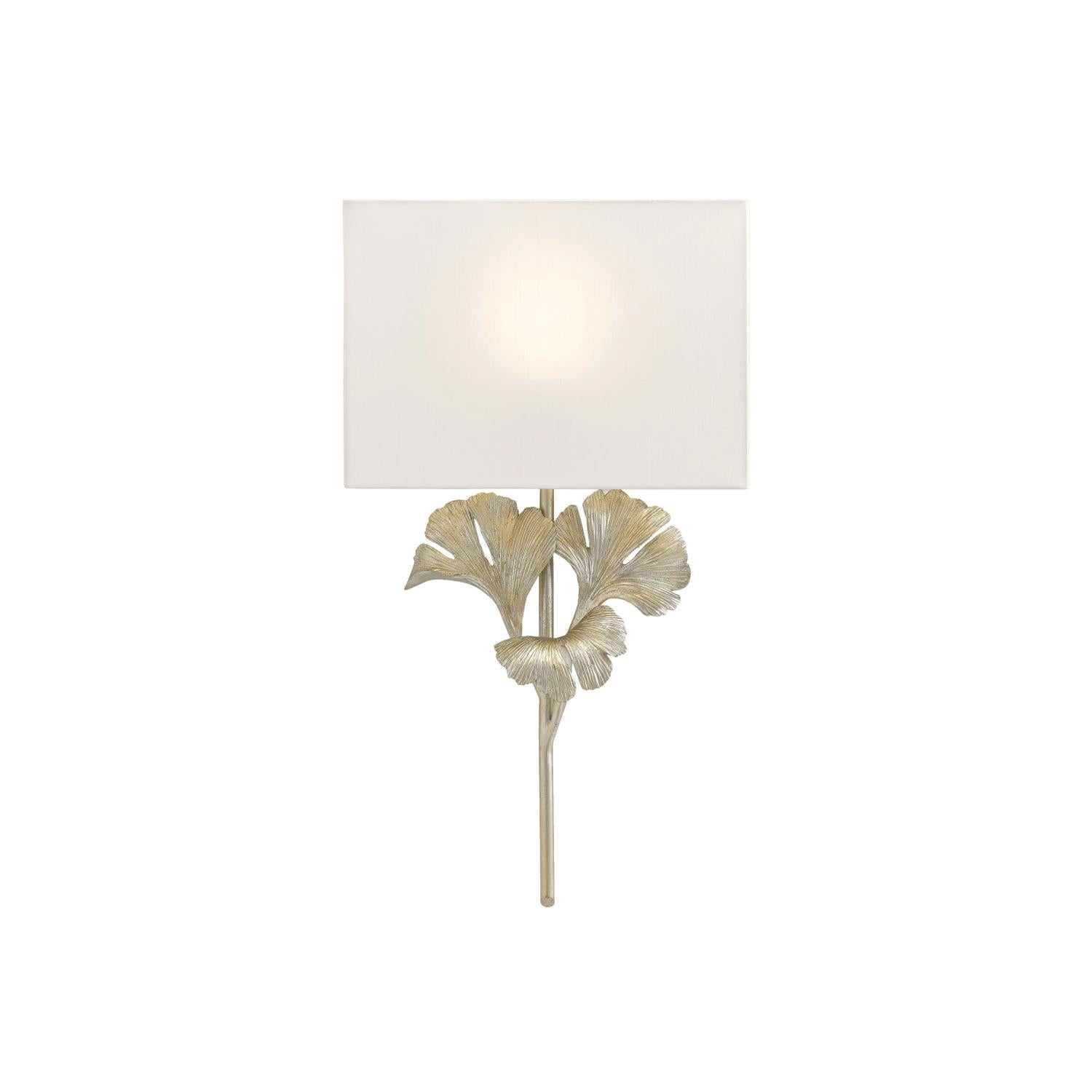 Daisy Ginkgo Leaf Wall Sconce