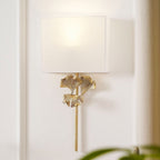 Daisy Ginkgo Leaf Wall Sconce