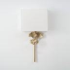 Daisy Ginkgo Leaf Wall Sconce