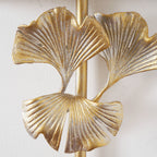 Daisy Ginkgo Leaf Wall Sconce