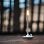 Minimalist LED Table Lamp with Touch Switch in Candle Shape