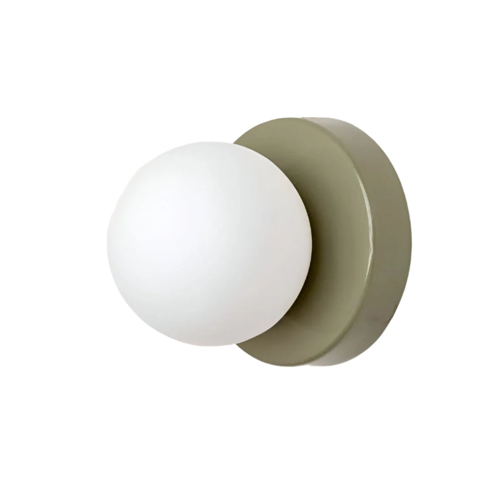 Nordic Glass Globe Wall Sconce LED 1-Light