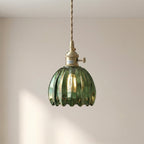 Japanese Glass Pendant Light