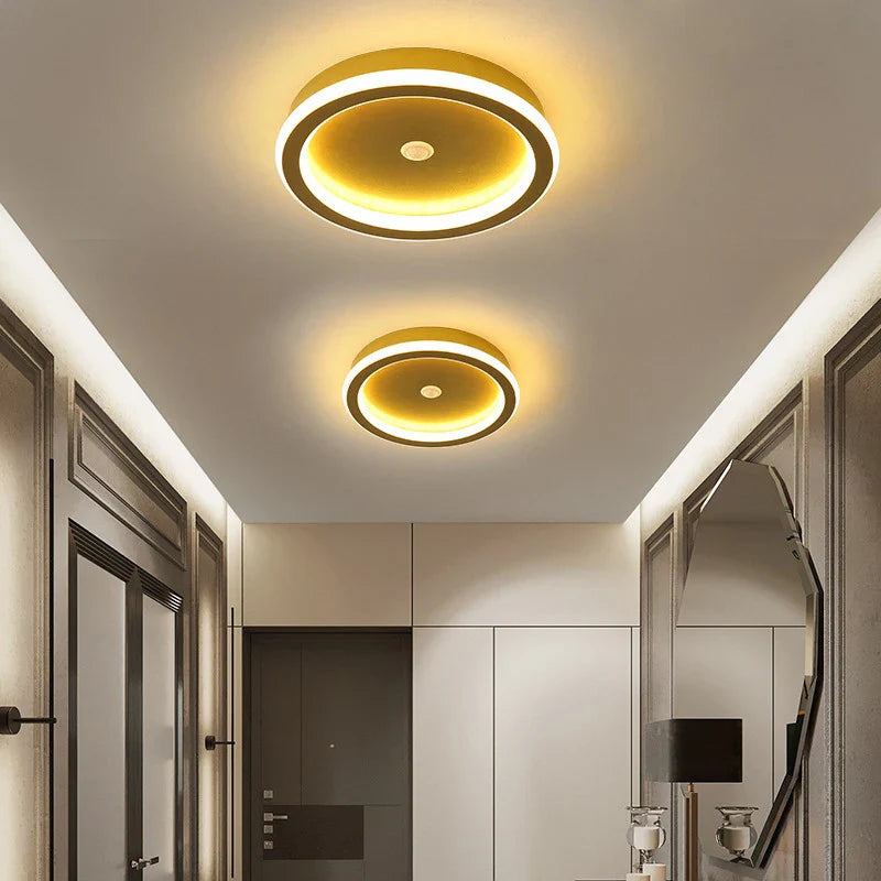 Modern LED Ceiling Lamp with Geometric Shape