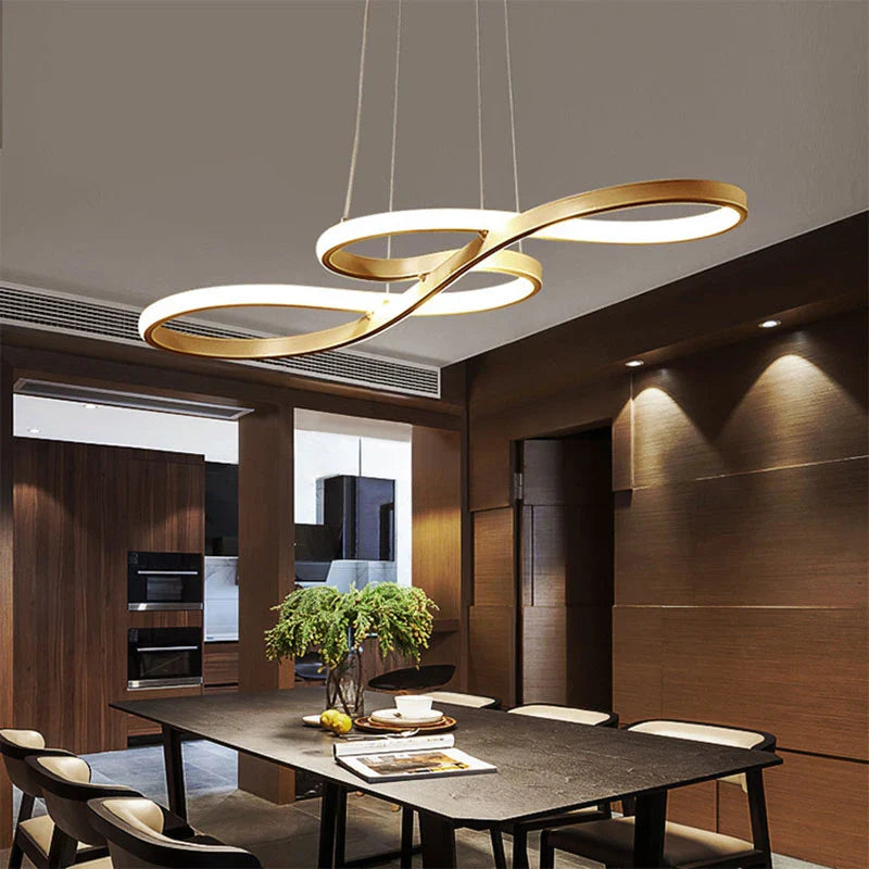 LED Pendant Lamp Chandelier in the Shape of Musical Notes – Creative Modern Ceiling Lighting