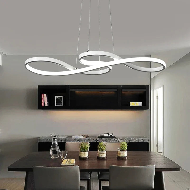 LED Pendant Lamp Chandelier in the Shape of Musical Notes – Creative Modern Ceiling Lighting