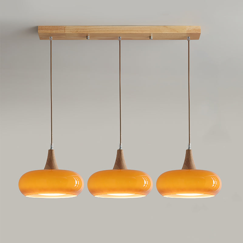 Charlotte Wood Suspension 1/2/3 Lamps