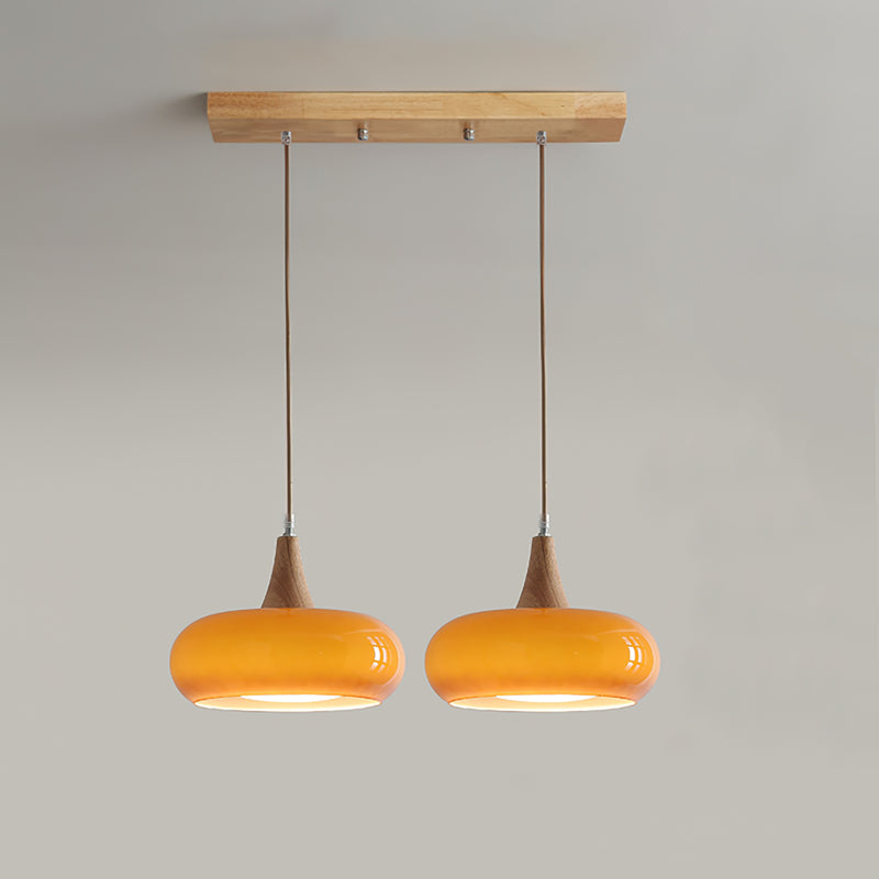 Charlotte Wood Suspension 1/2/3 Lamps