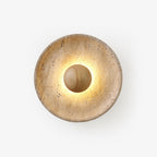 Aveny Sun Travertine Wall Lamp
